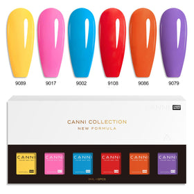 Set de vernis à ongles CANNI avec 6 couleurs différentes