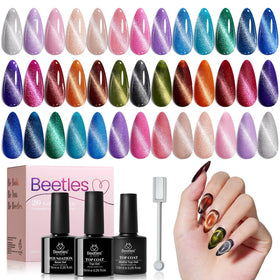 Set de vernis à ongles Cat Eye beetles avec 20 couleurs