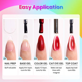 Set de vernis à ongles Cat Eye Beetles en boîte élégante