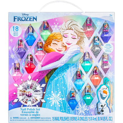 Set de Vernis à Ongles Frozen Townley Girl avec flacons en forme de diamant