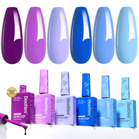 Set de vernis à ongles HEMA-free Beetles avec 6 bouteilles colorées