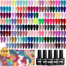 Set de vernis à ongles JODSONE 100 pièces multicolores avec boîtier
