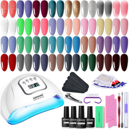 Set de vernis à ongles JODSONE avec 32 bouteilles colorées