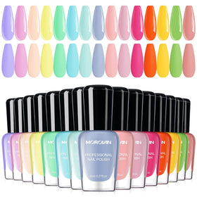 Set de vernis à ongles Morovan avec 6 couleurs pastels