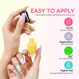 Set de vernis à ongles Morovan avec packaging élégant