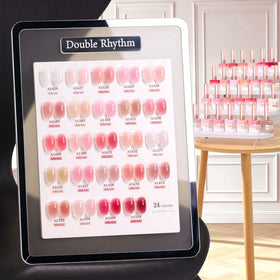 Set de vernis gel Double Rhythm 28Pcs avec flacons colorés