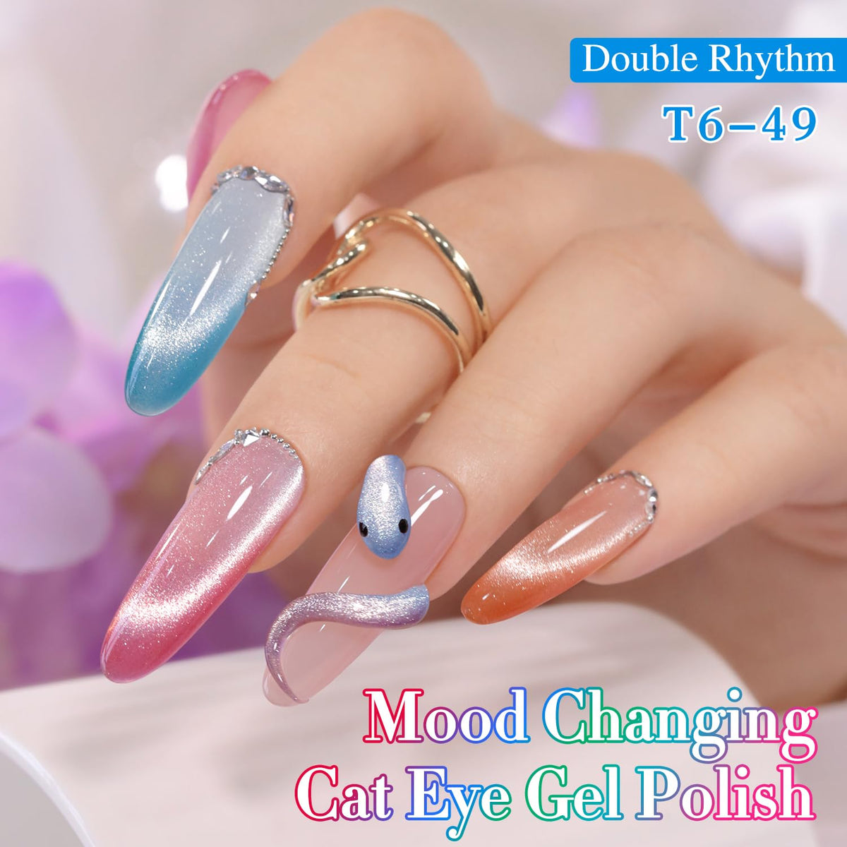 Set de vernis gel Double Rhythm avec échantillons de couleur