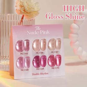 Set de vernis gel Double Rhythm avec instructions d'utilisation