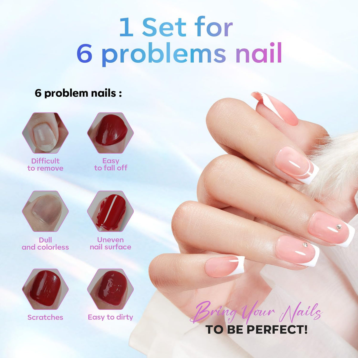 set de vernis gel modelones avec packaging