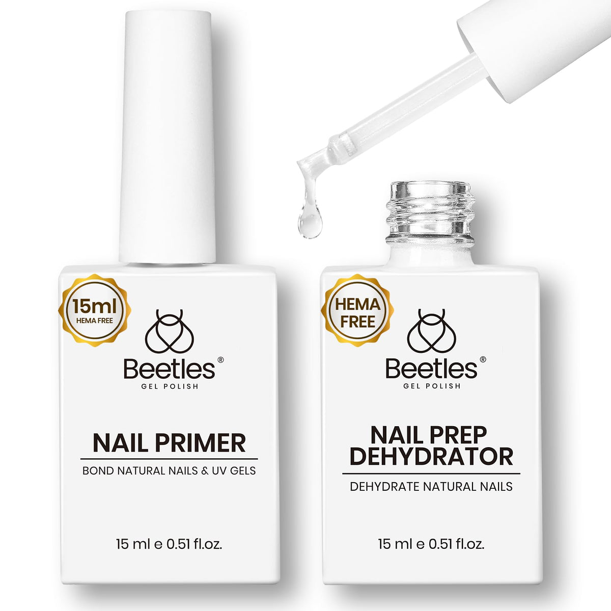 Set déshydratant et primer beetles Gel Polish 15 ml, vue avant