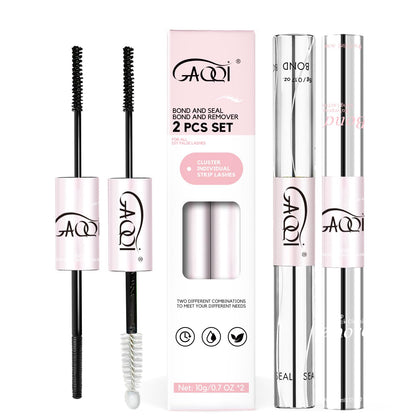 Set GAQQI de colle et dissolvant pour cils 10ml avant