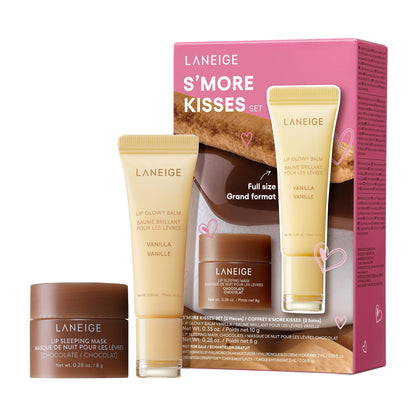 Set LANEIGE S’more Kisses avec masque à lèvres au chocolat et baume à lèvres à la vanille