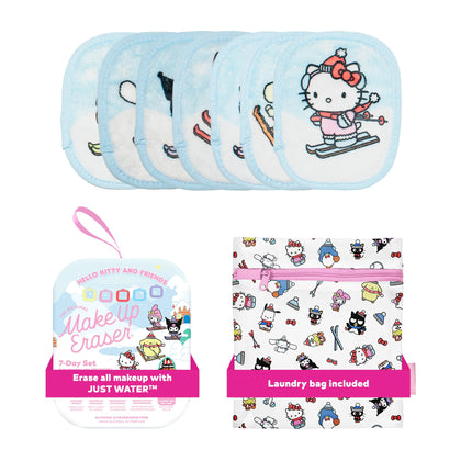 Set MakeUp Eraser 7 Jours devant avec motif Hello Kitty