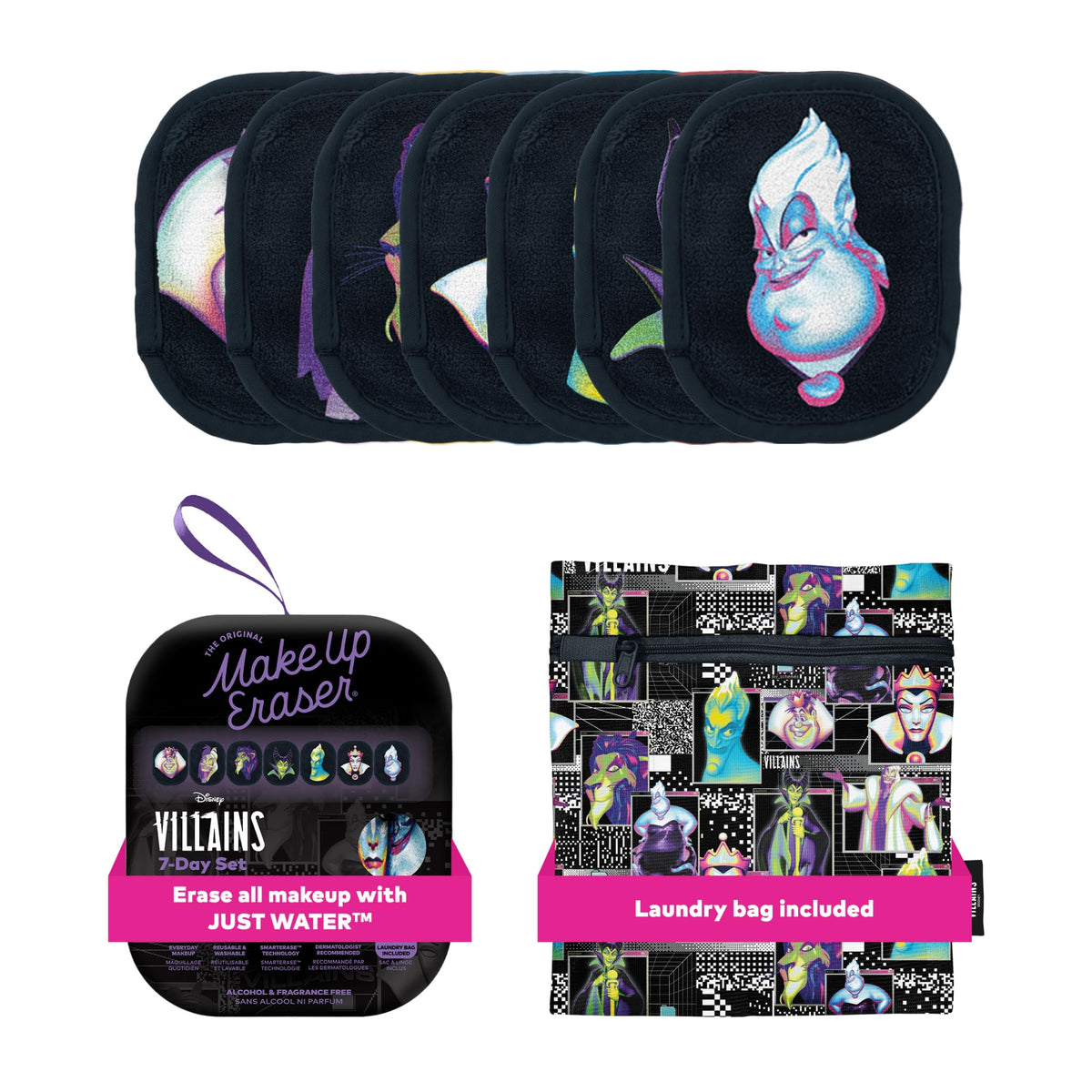 Set MakeUp Eraser de 7 jours avec 7 lingettes démaquillantes