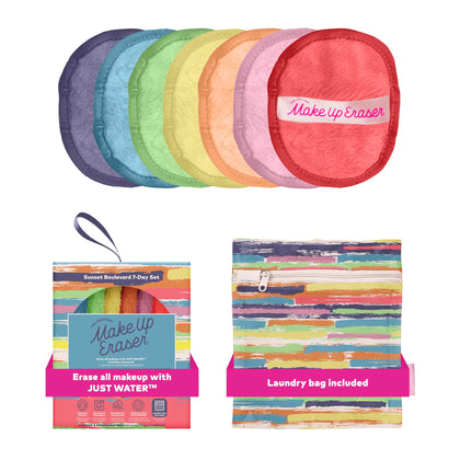 Set MakeUp Eraser de 7 jours avec sept pads démaquillants