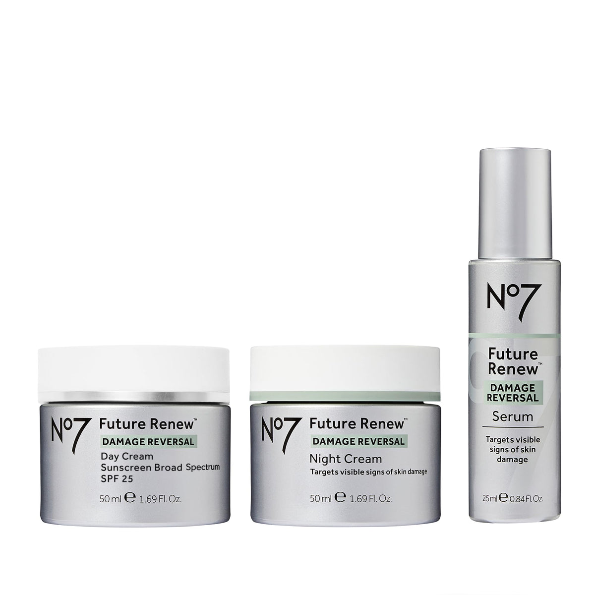 Set No7 Future Renew avec sérum et crèmes vue de face