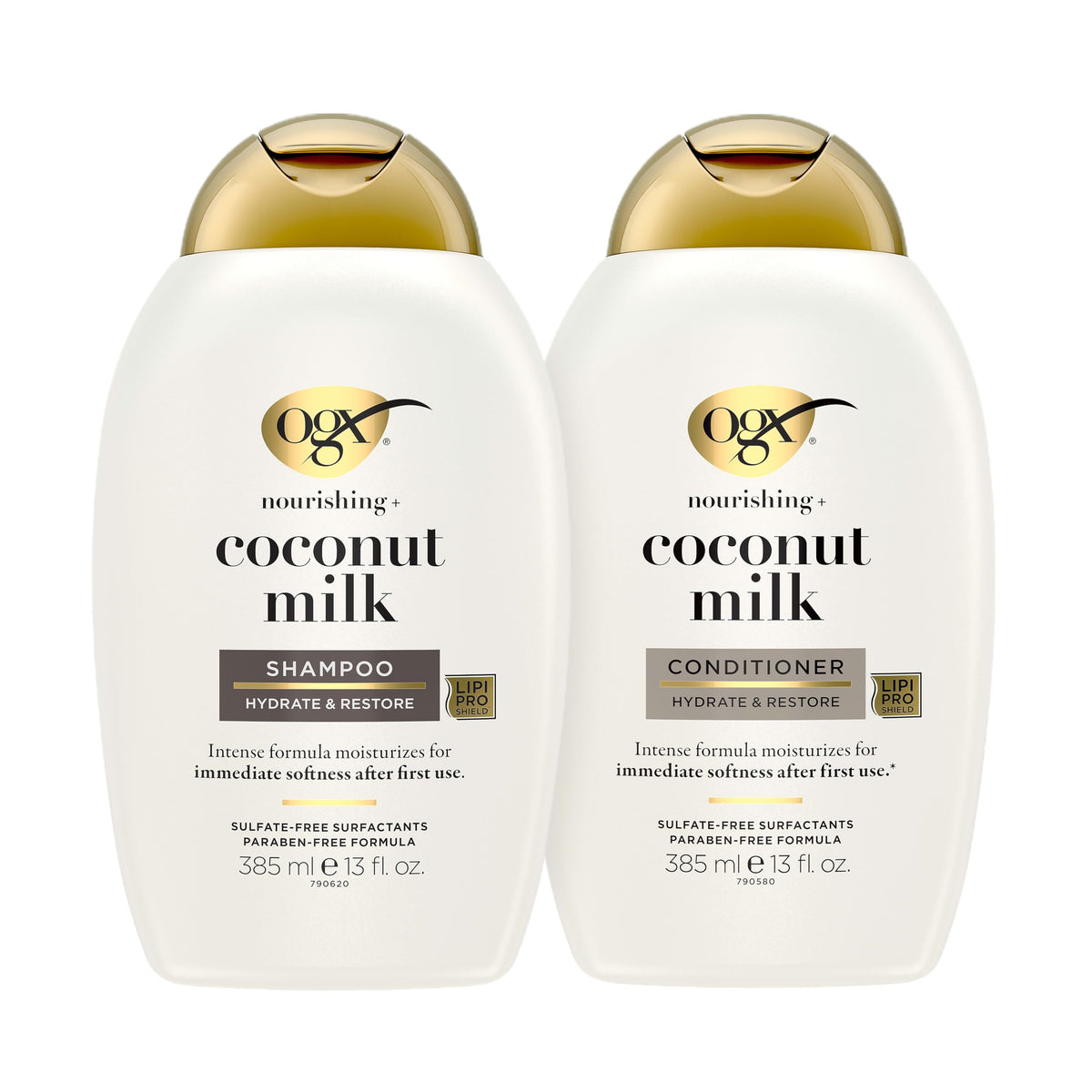 Set OGX Nourrissant au Lait de Coco 2 x 385 ml vue avant