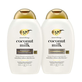 Set OGX Nourrissant au Lait de Coco 2 x 385 ml vue avant