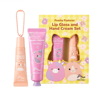 Set TONYMOLY Crème pour Mains et Gloss à Lèvres Squishmallows en vue de face