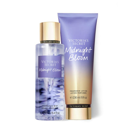 Set Victoria's Secret Midnight Bloom brume et lotion avec packaging
