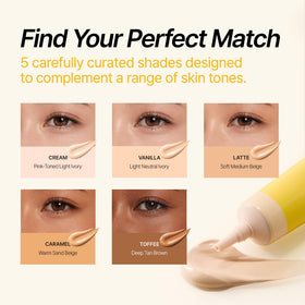 shaishaishai concealer hydratant pour les yeux 15ml en utilisation