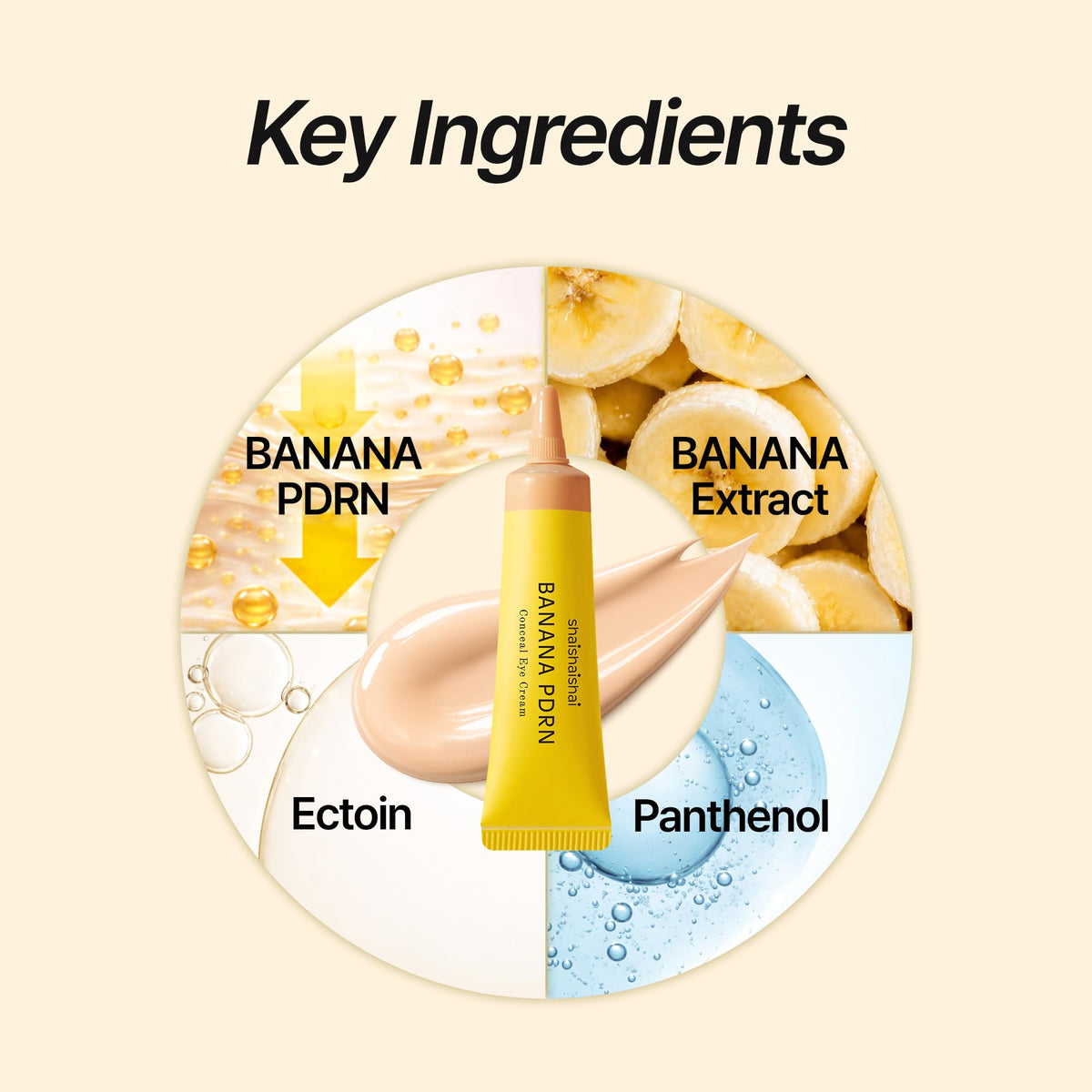 shaishaishai concealer hydratant pour les yeux 15ml teintes disponibles