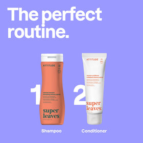 Shampoing Colorlast BIO SPECTRA ATTITUDE ouvert avec mousse