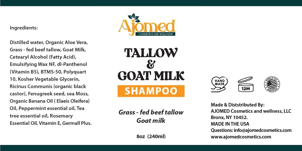 Shampoing Tallow & Lait de Chèvre en utilisation