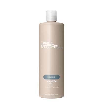 Shampoo One de Paul Mitchell 500 ml vue avant avec étiquette
