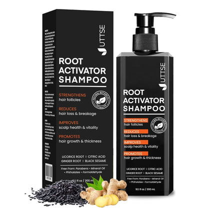 Shampooing Activateur de Racines Uttse 408g vue avant