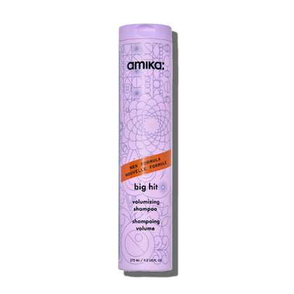 Shampooing Amika Big Hit 275ml vue avant avec étiquette