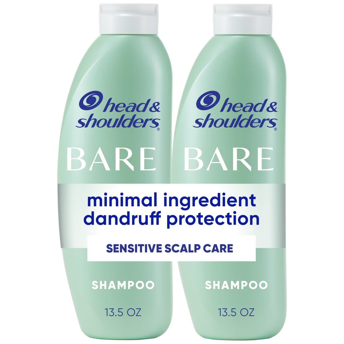 Shampooing anti-pelliculaire Head & Shoulders BARE 1% Zinc Pyrithione, vue avant