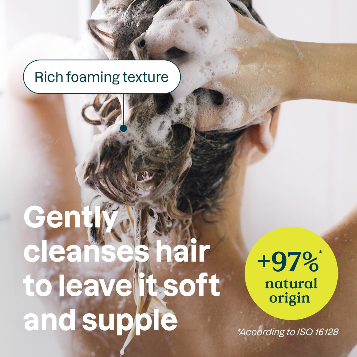 Shampooing ATTITUDE 540g vue arrière avec ingrédients listés