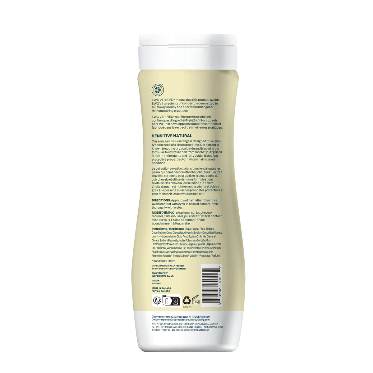 Shampooing ATTITUDE et conditionneur Color Care ensemble