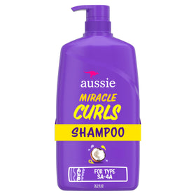 Shampooing Aussie Miracle Curls 890g avec huile de coco vue avant