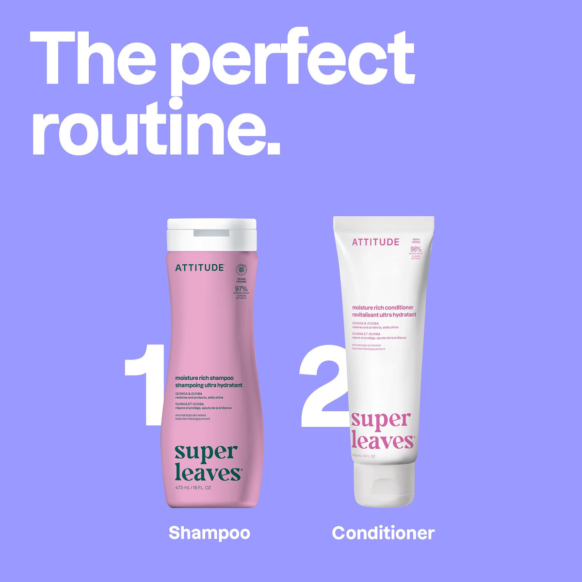 Shampooing BIO SPECTRA ATTITUDE dans une salle de bain