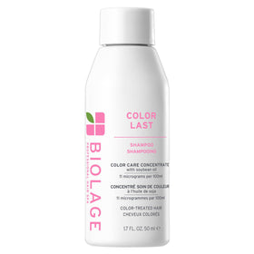 Shampooing Biolage Color Last 50 ml vue avant avec bouchon