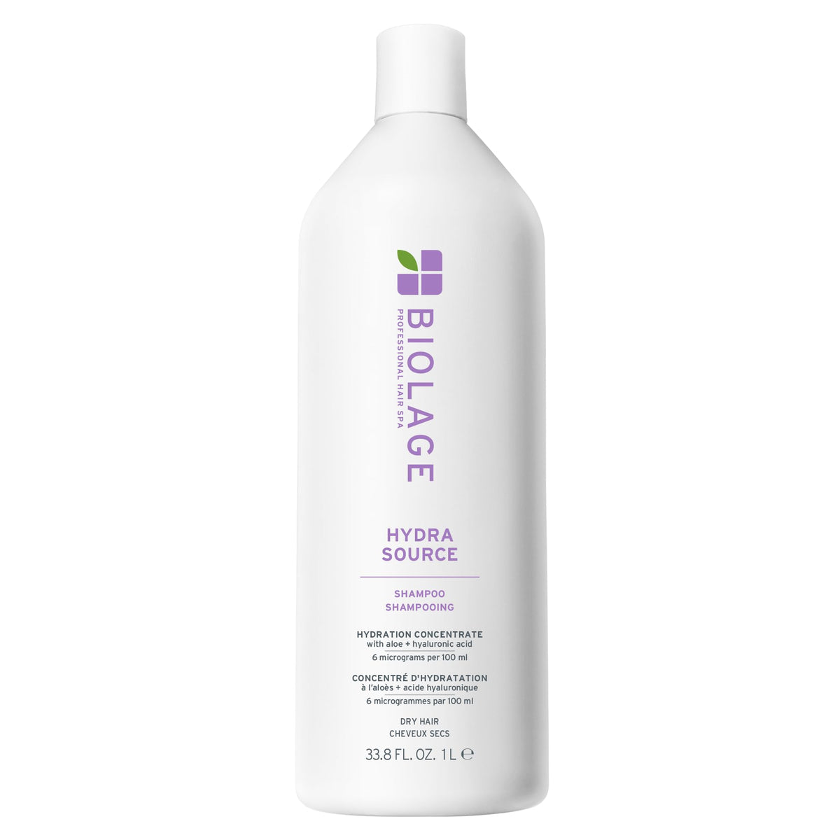 Shampooing Biolage Hydra Source 1000 ml vue de face