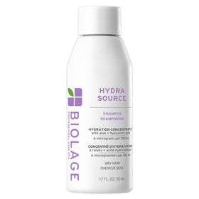 Shampooing Biolage Hydra Source 50ml avec étiquette visible