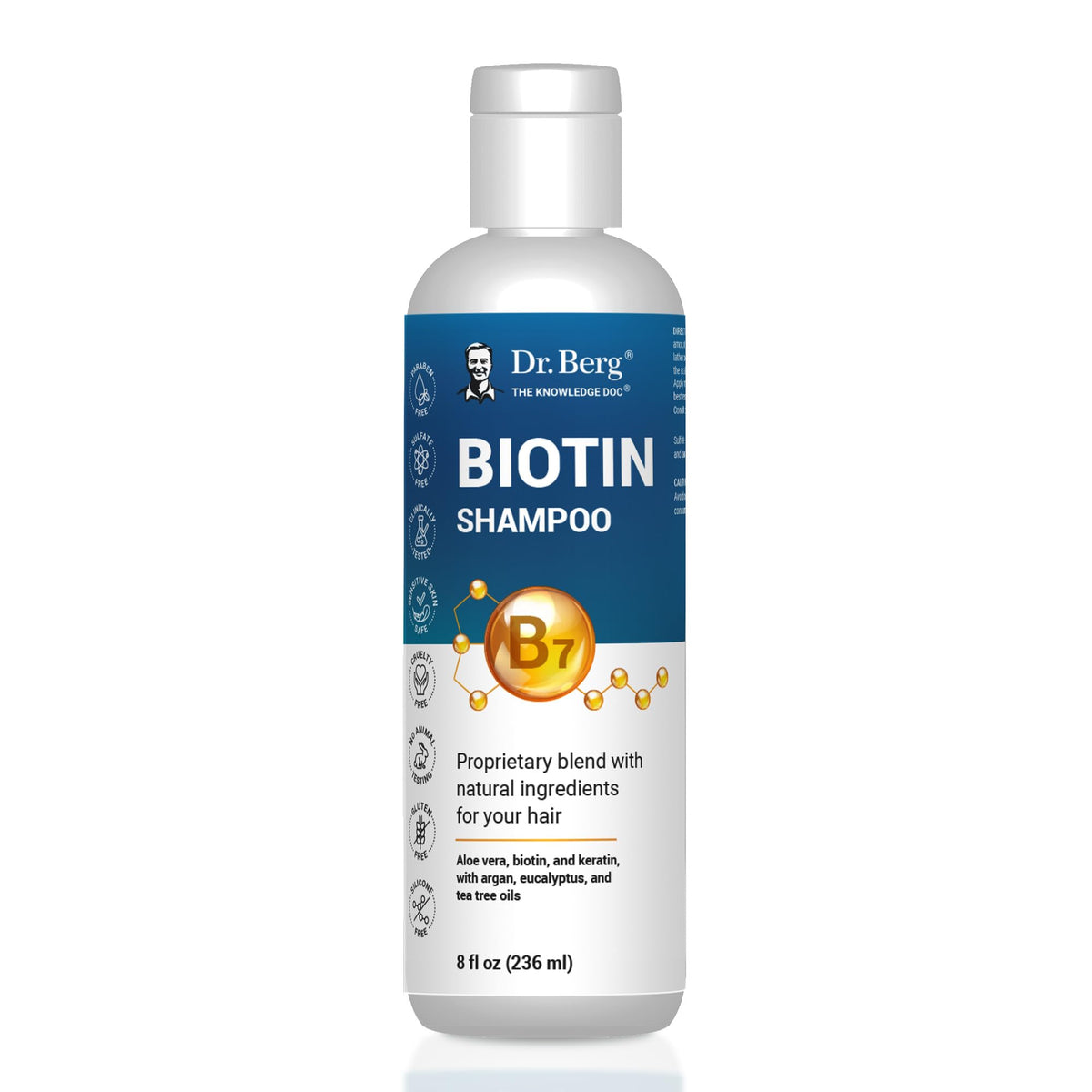 Shampooing Biotin Dr. Berg Nutritionals 240g vue avant