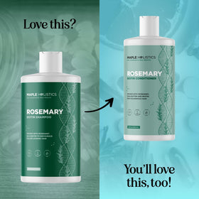 Shampooing Biotin et Romarin avec des herbes fraîches