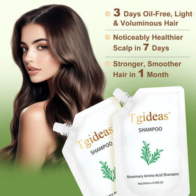 Shampooing Biotin Romarin Tgideas avec des herbes de romarin