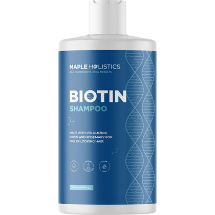 Shampooing Biotine et Romarin Maple Holistics 510g vue avant