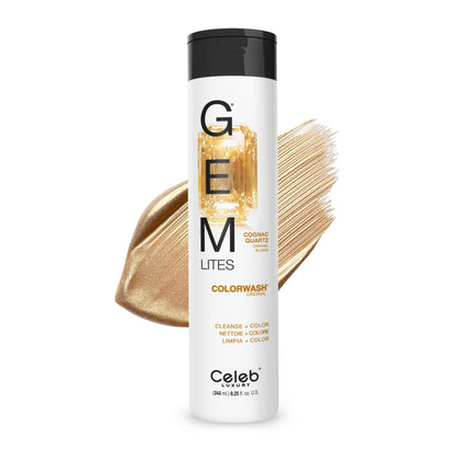 Shampooing Celeb Luxury Colorwash Cognac Quartz 8,25 oz vue avant