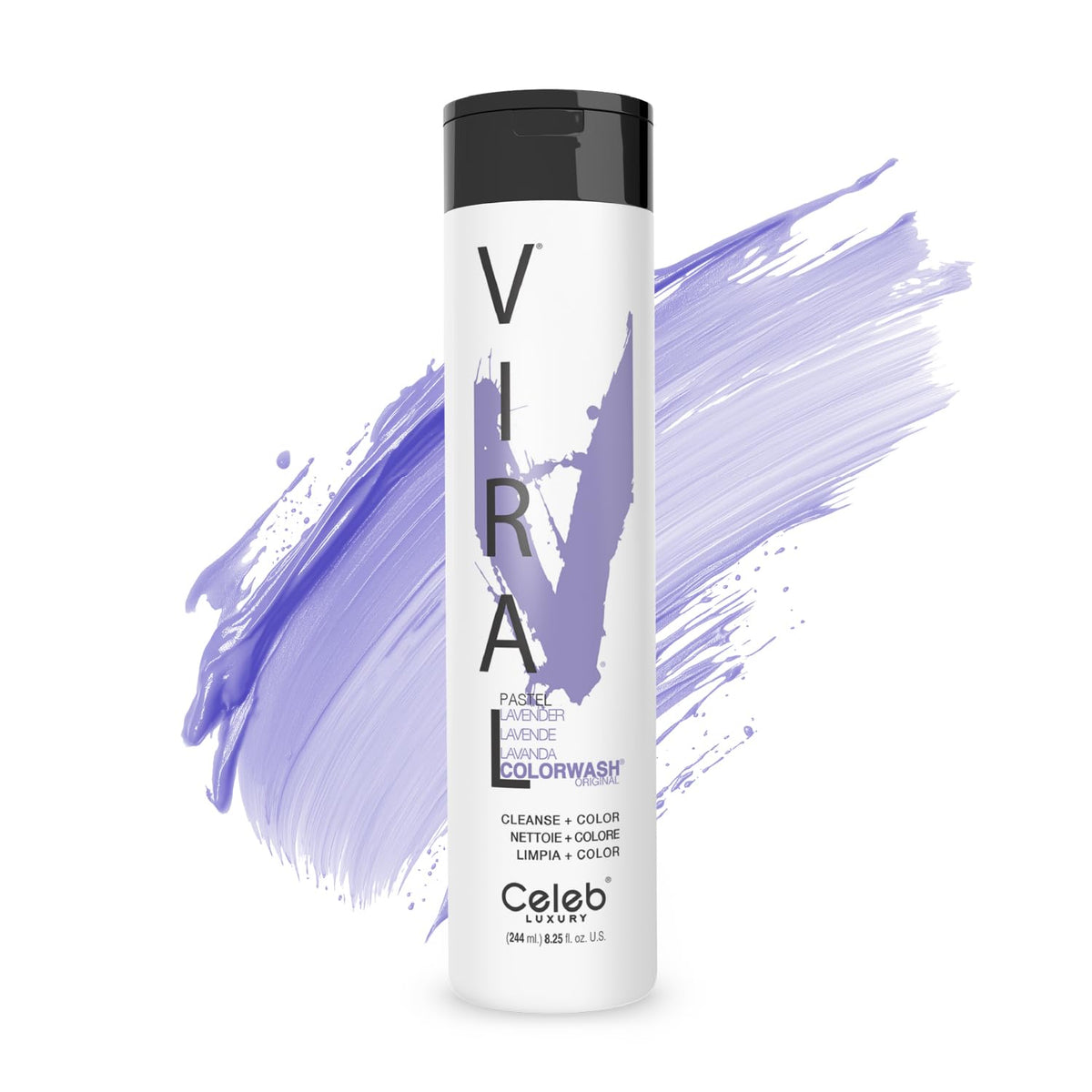 Shampooing Celeb Luxury Colorwash Pastel Lavender 290g vue avant