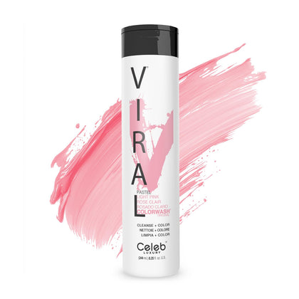 Shampooing Celeb Luxury Viral Colorwash modèle rose pastel 290g vue avant