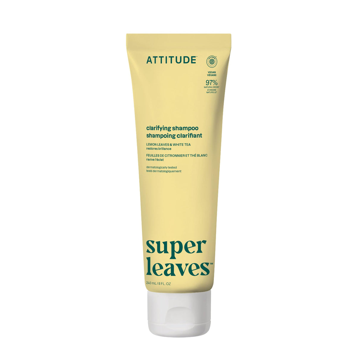 Shampooing clarifiant ATTITUDE 272g vue de face