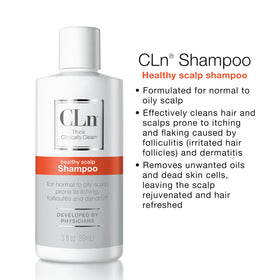 Shampooing CLn 110g avec des cheveux propres et brillants