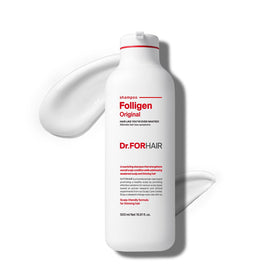 Shampooing DR.FORHAIR Folligen 500 ml vue avant avec texture riche