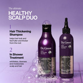 Shampooing Dr. Groot posé sur une serviette